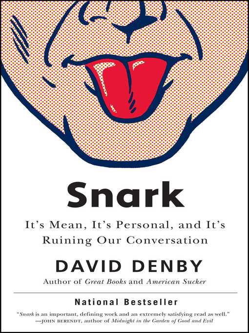 Title details for Snark by David Denby - Wait list